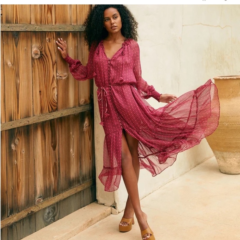 Misa Los Angeles- flowy Maxi Dress